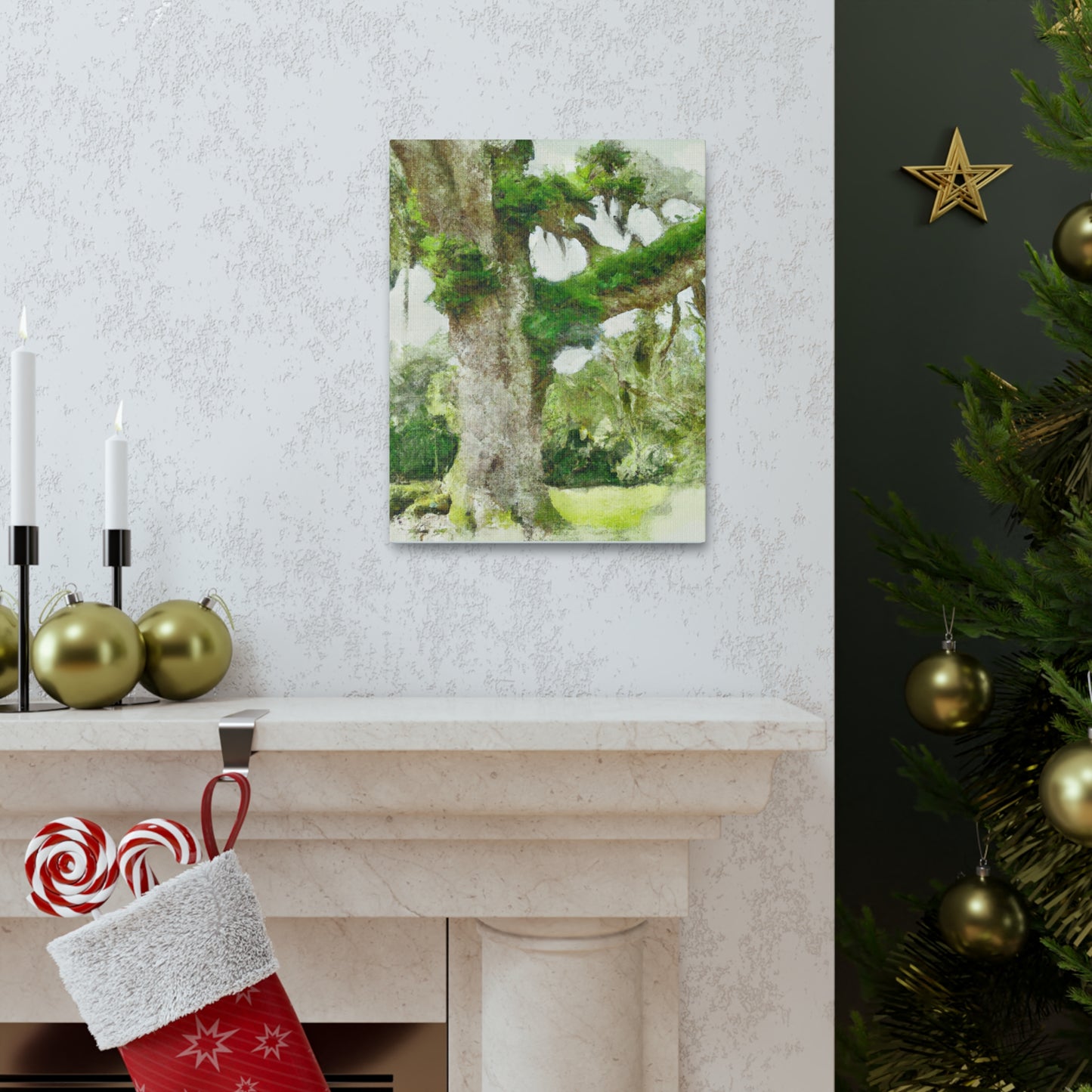 Rural Splendor Moss - Canvas