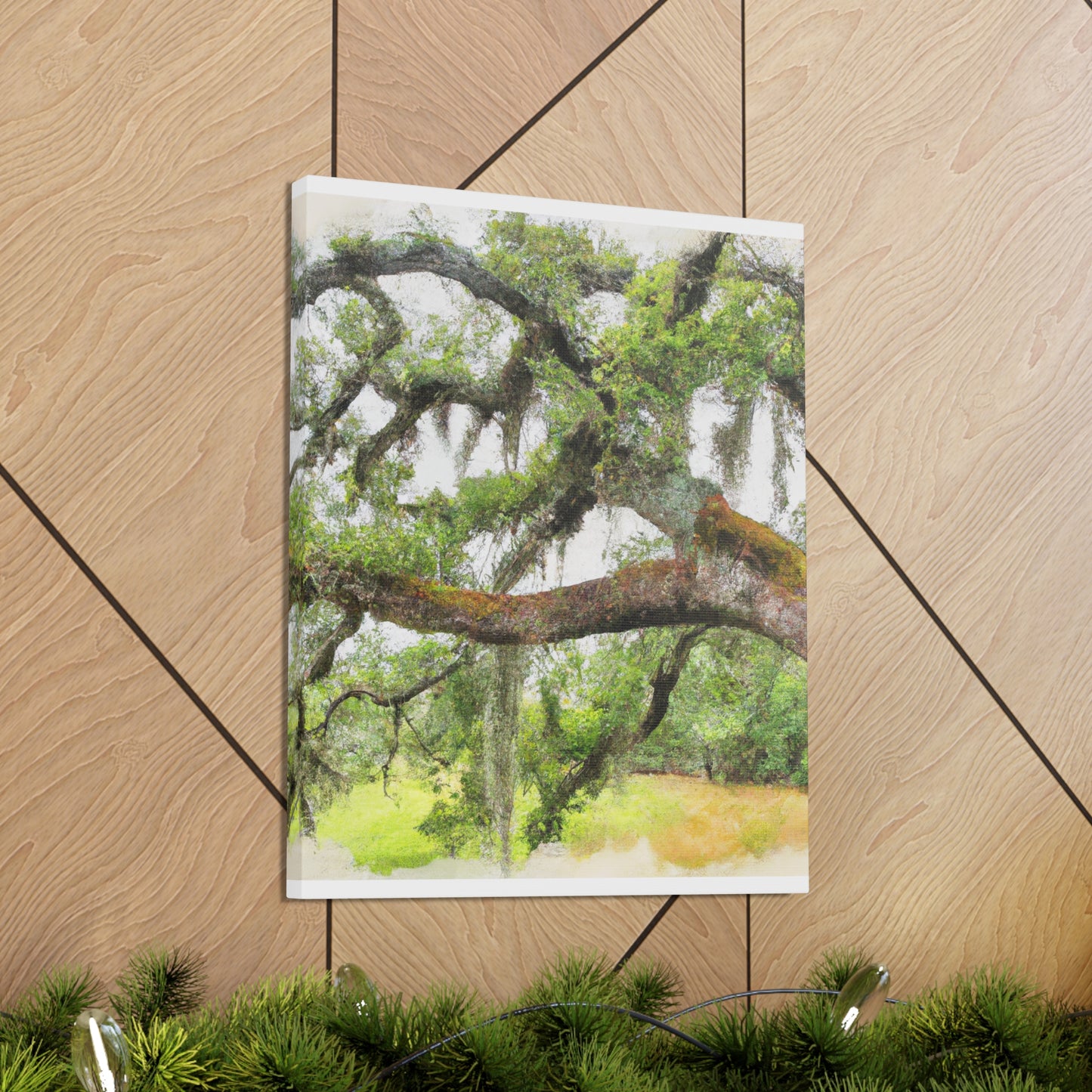 Faded Grandeur Oak. - Canvas