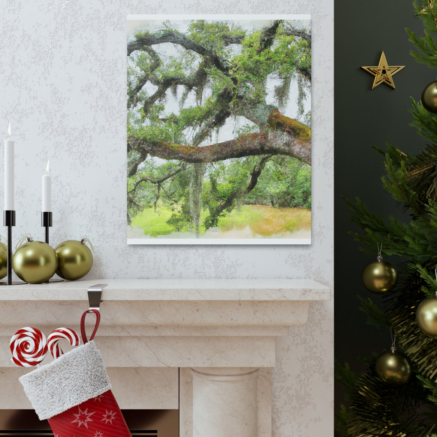 Faded Grandeur Oak. - Canvas