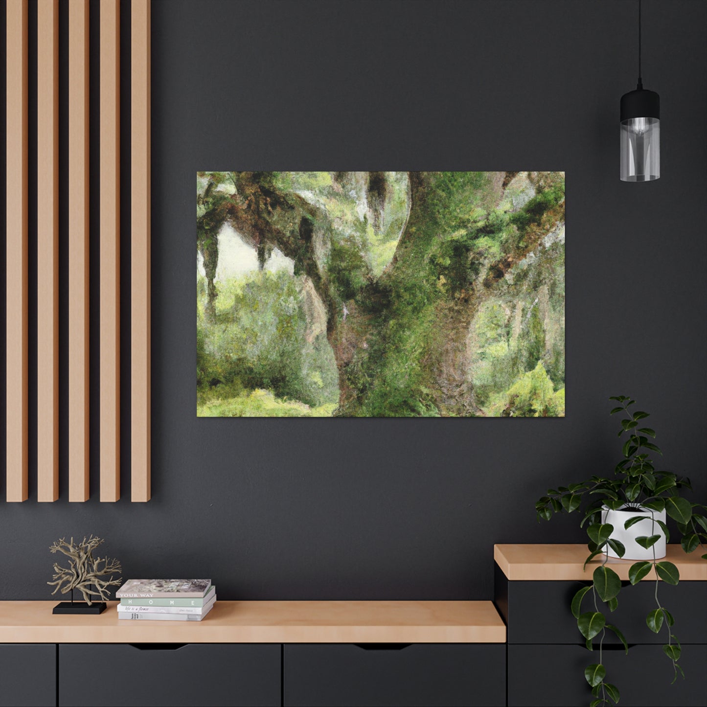 Mystic Moss Tree. - Canvas