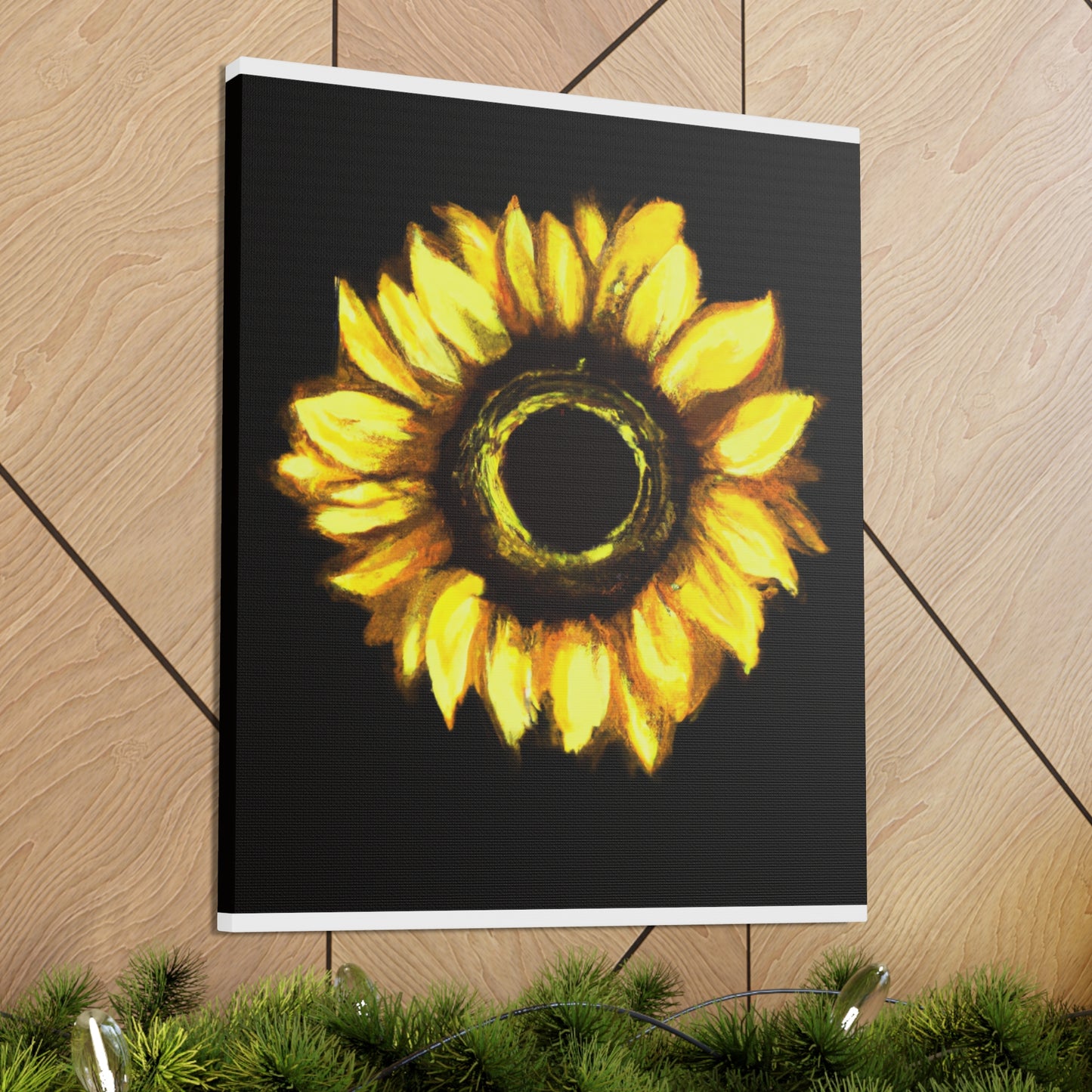 Sunflower Sparkle Glow. - Canvas