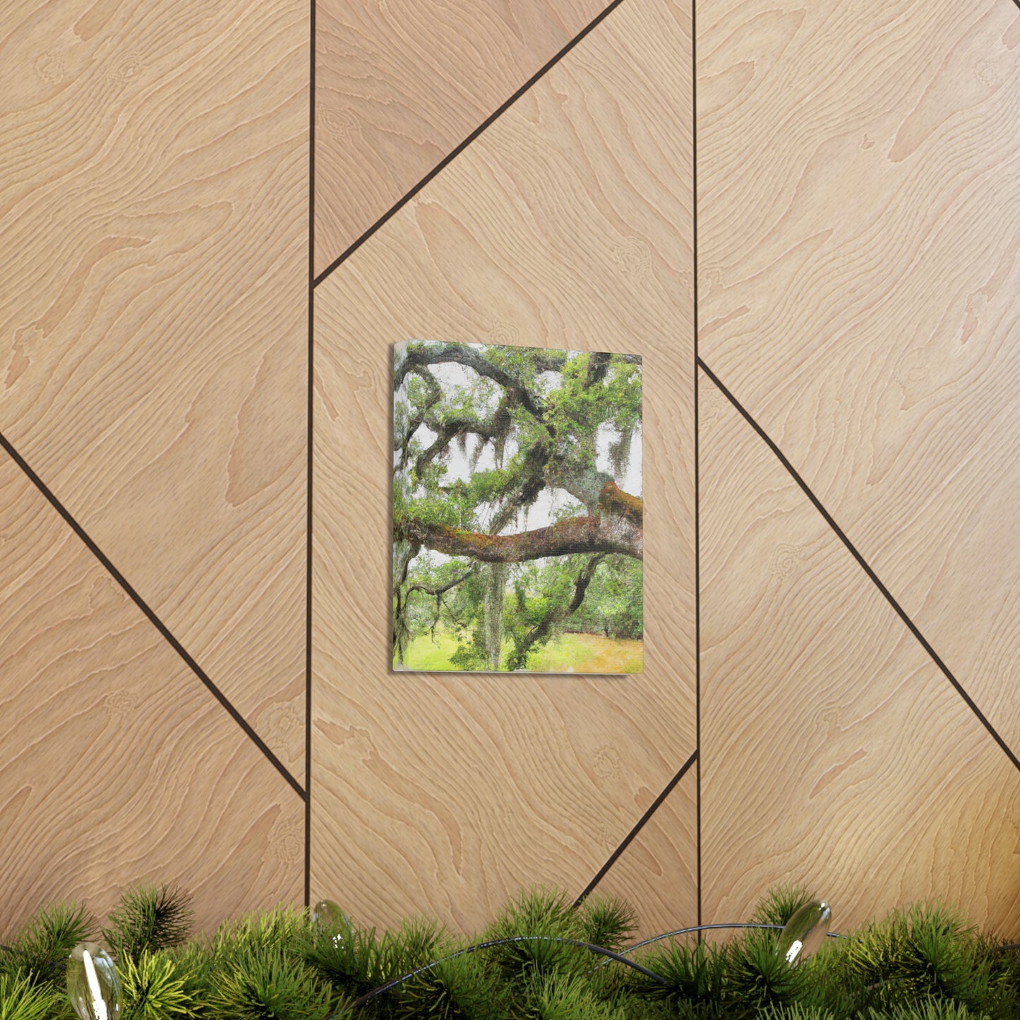 Faded Grandeur Oak. - Canvas