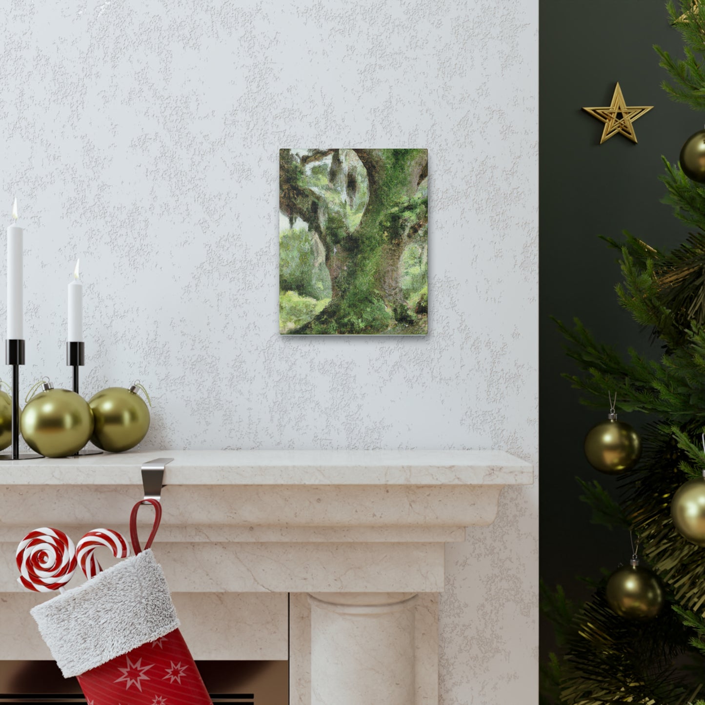 Mystic Moss Tree. - Canvas