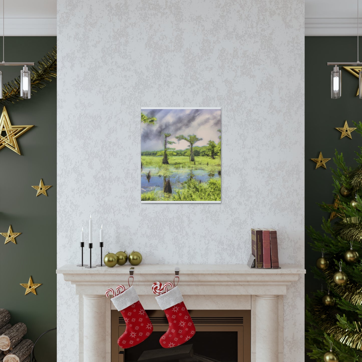 Dreamy Cypress Eden - Canvas