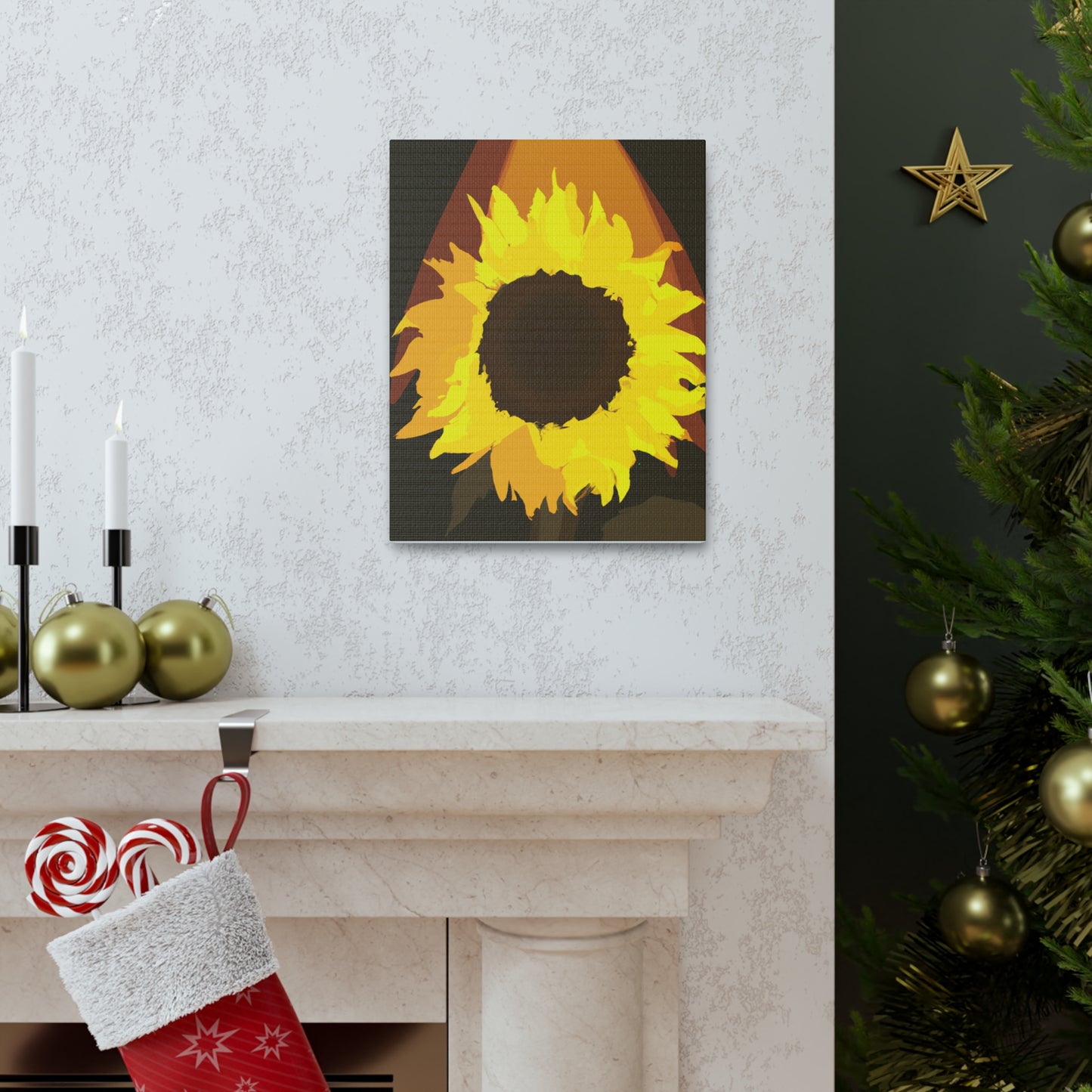 Divine Sun Petal. - Canvas