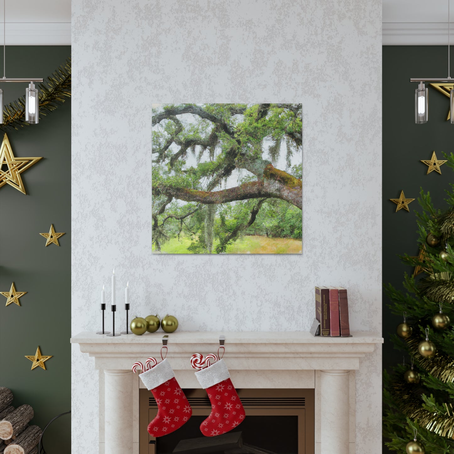 Faded Grandeur Oak. - Canvas