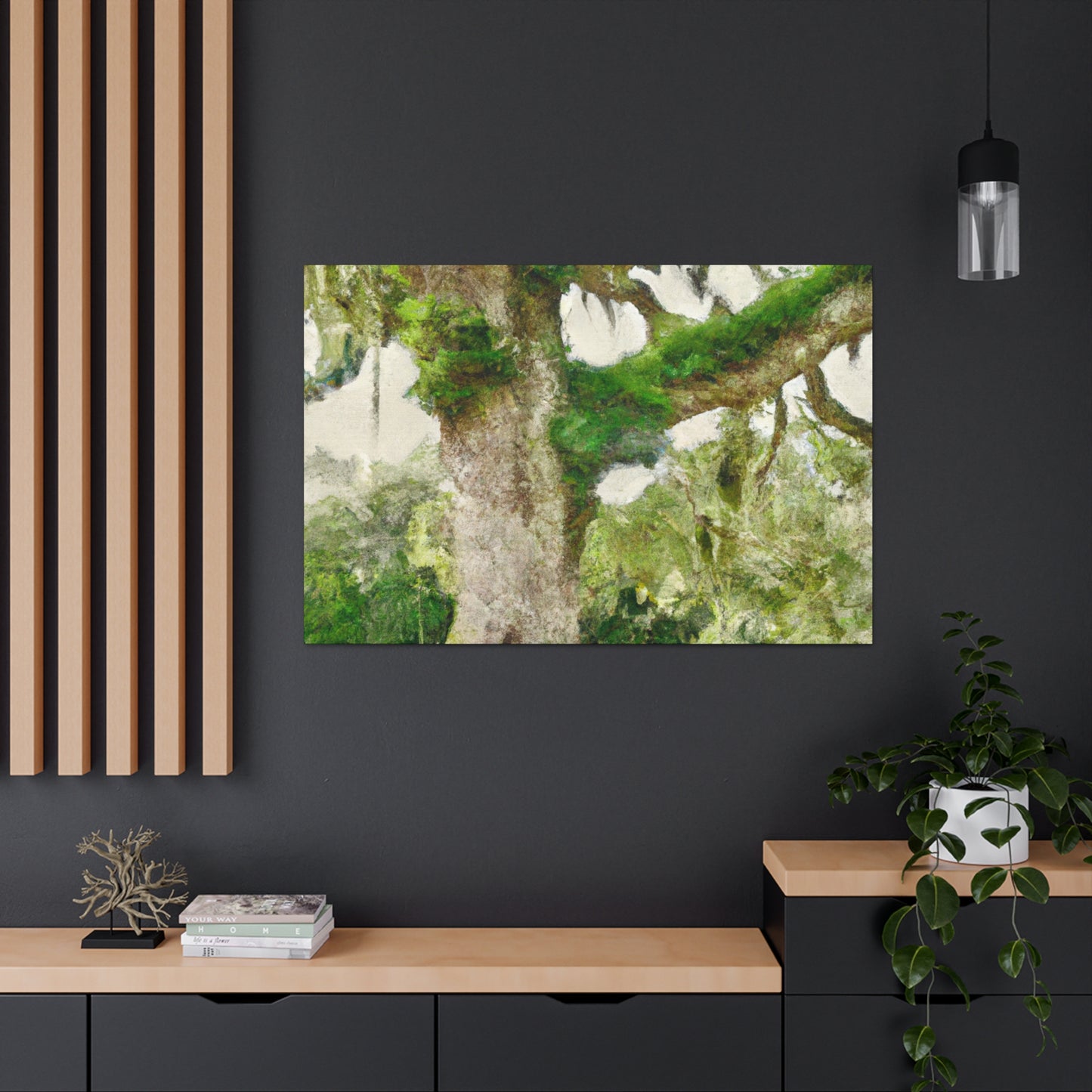 Rural Splendor Moss - Canvas