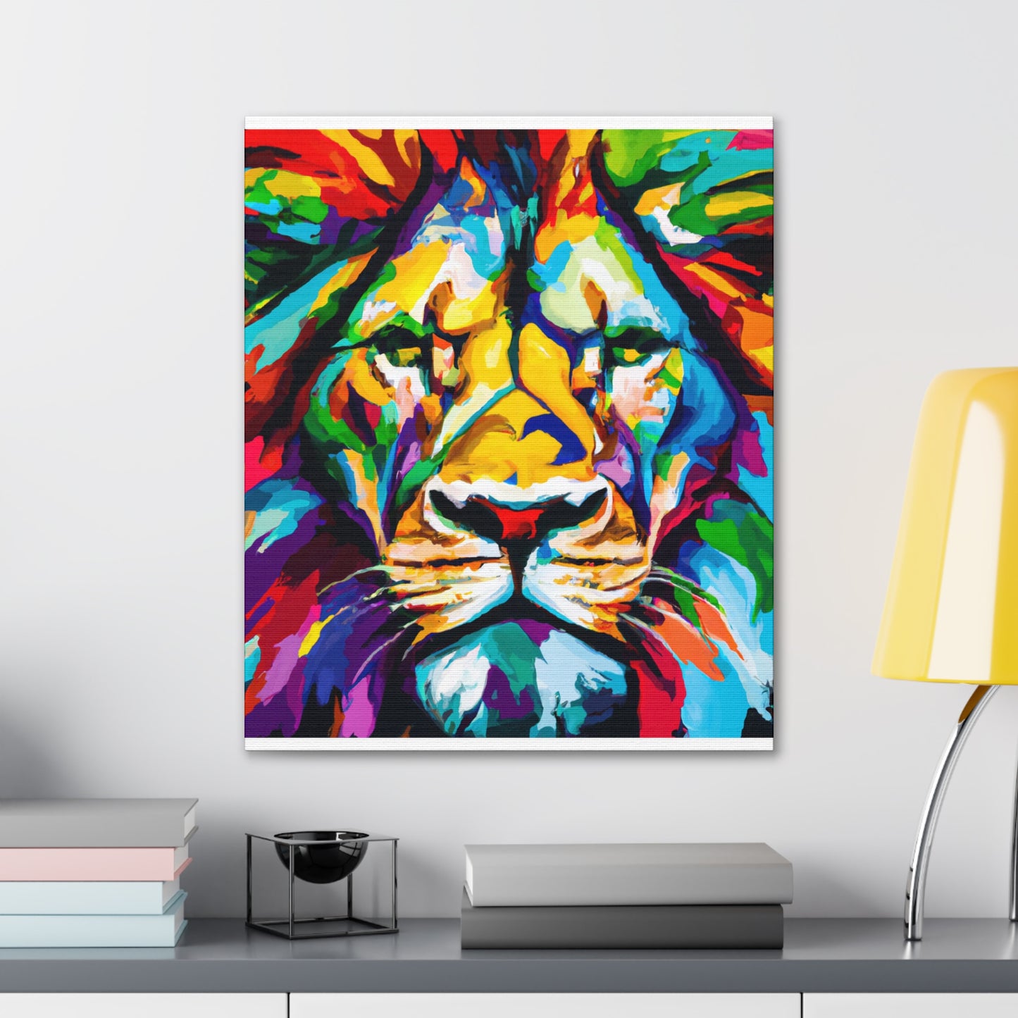 Lion Prism. - Canvas