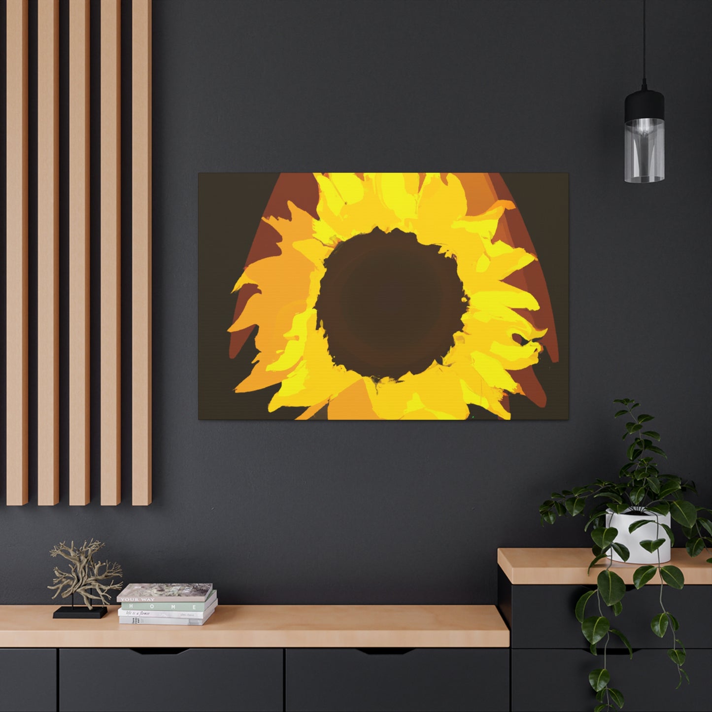Divine Sun Petal. - Canvas