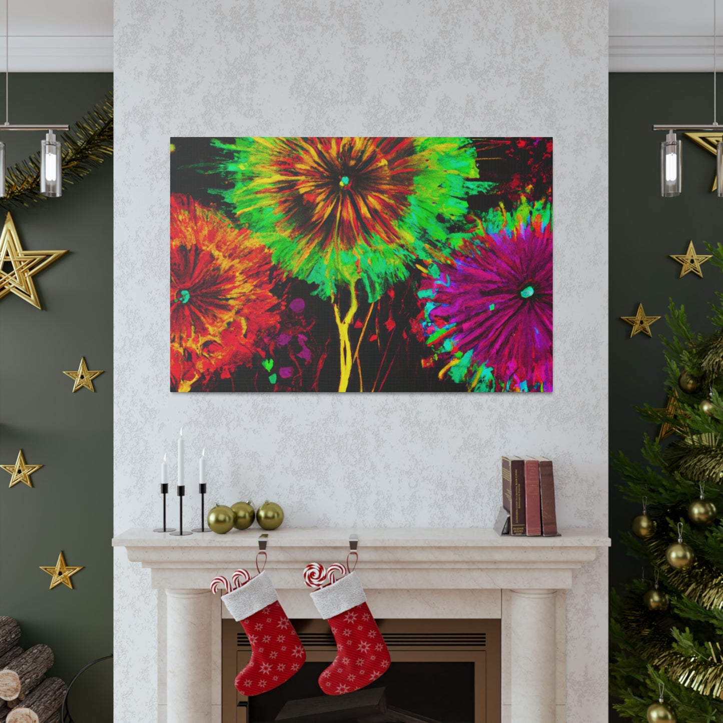 Radiant Blooms. - Canvas