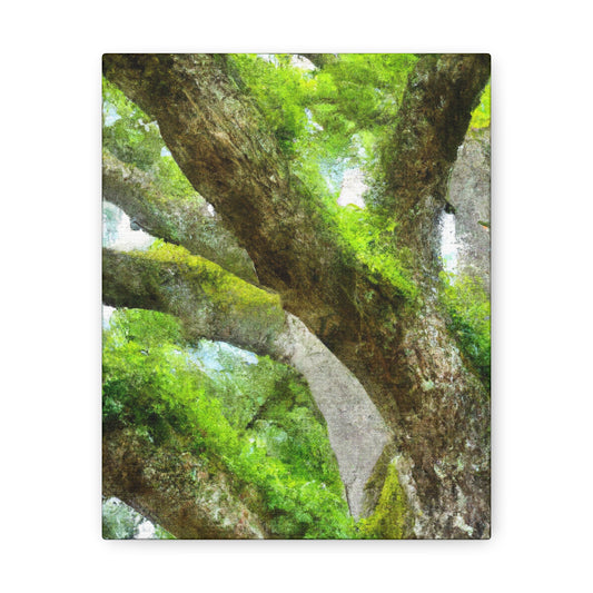 Vibrant Forest Dream. - Canvas