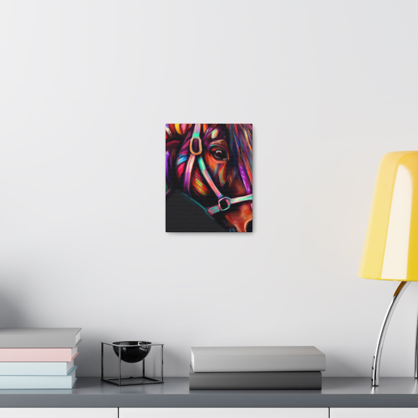 Rainbow Nuzzle - Canvas