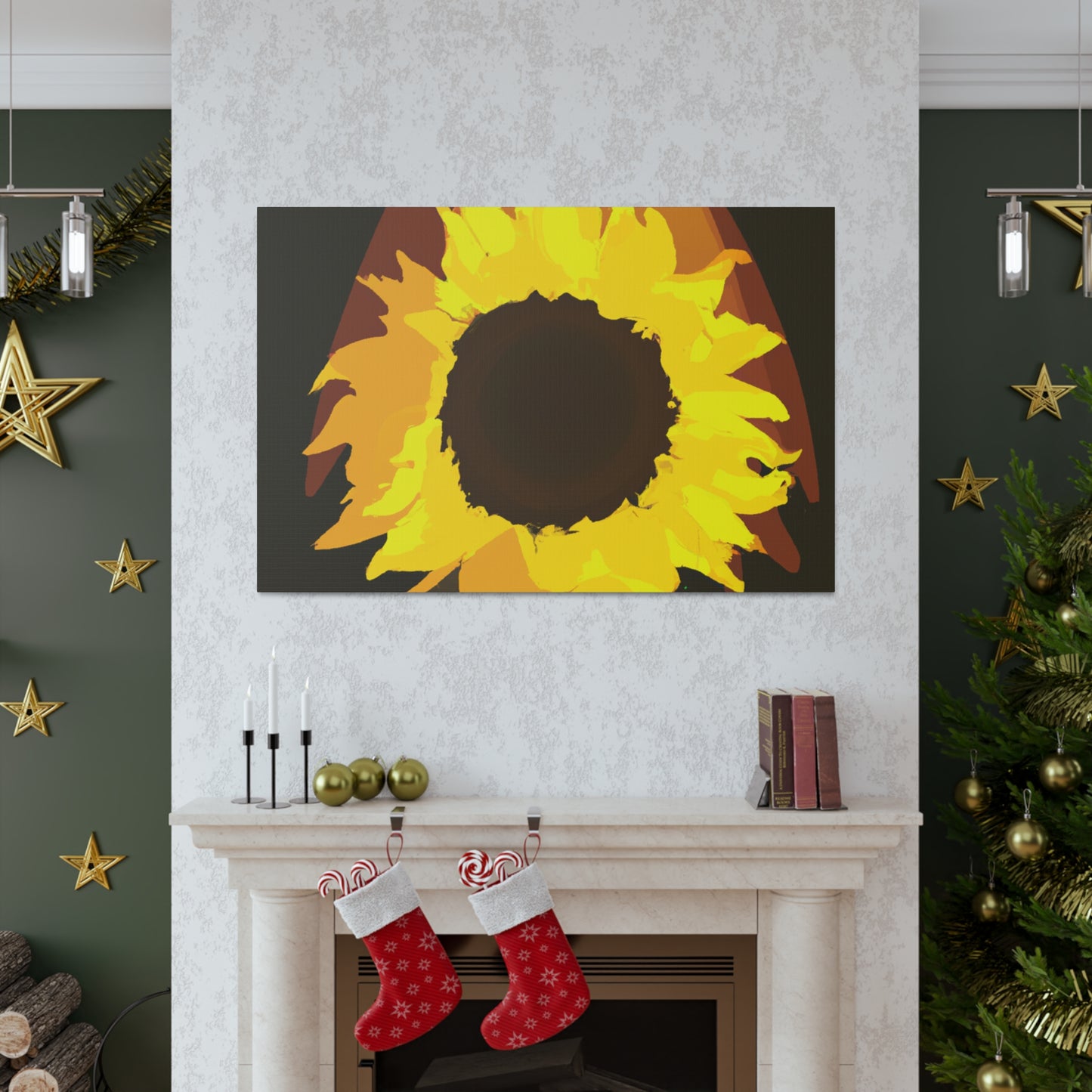 Divine Sun Petal. - Canvas