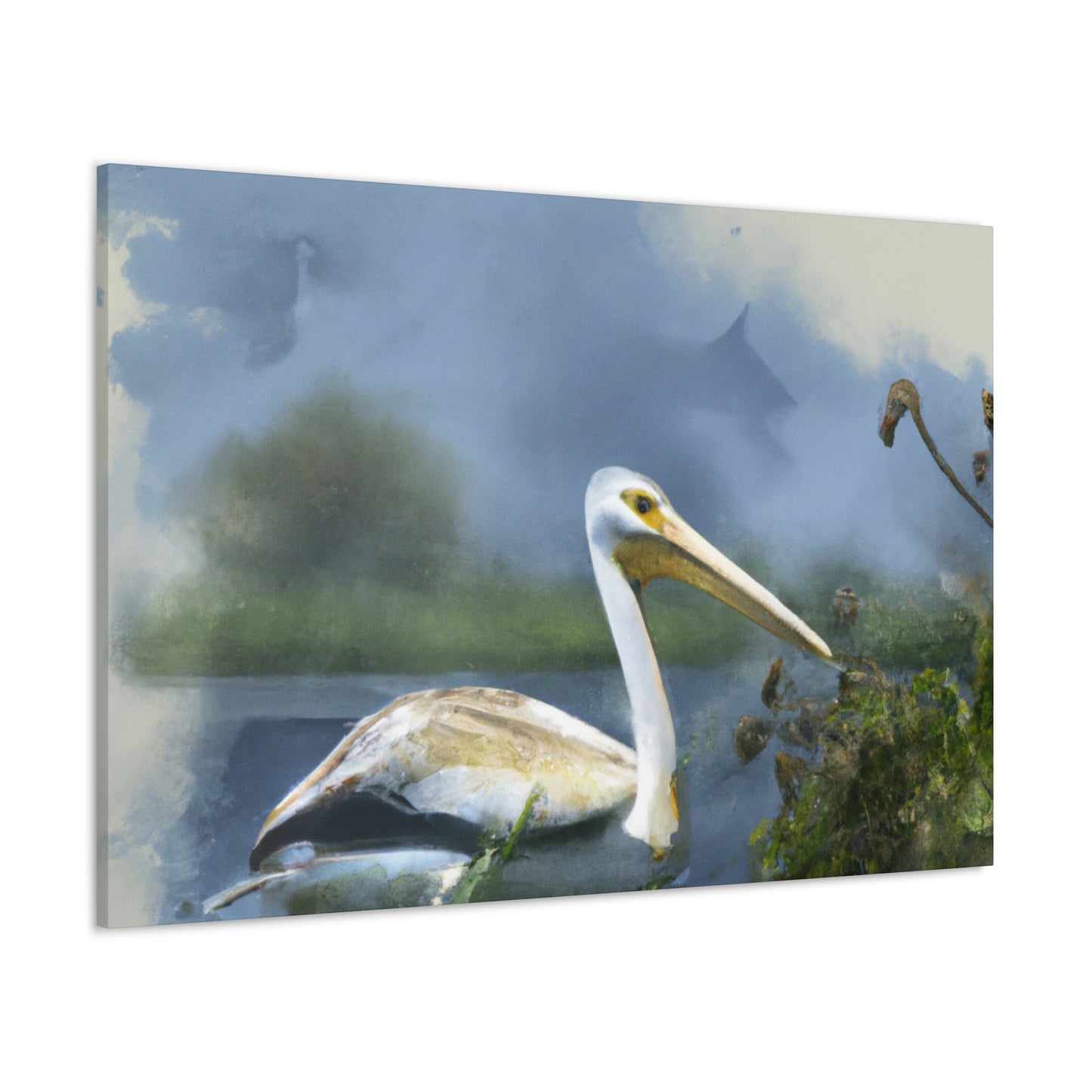 Majestic Water Pelican - Canvas