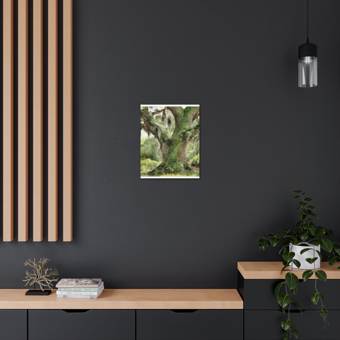 Mystic Moss Tree. - Canvas