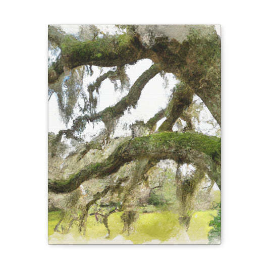 Live Oak Dreaming. - Canvas