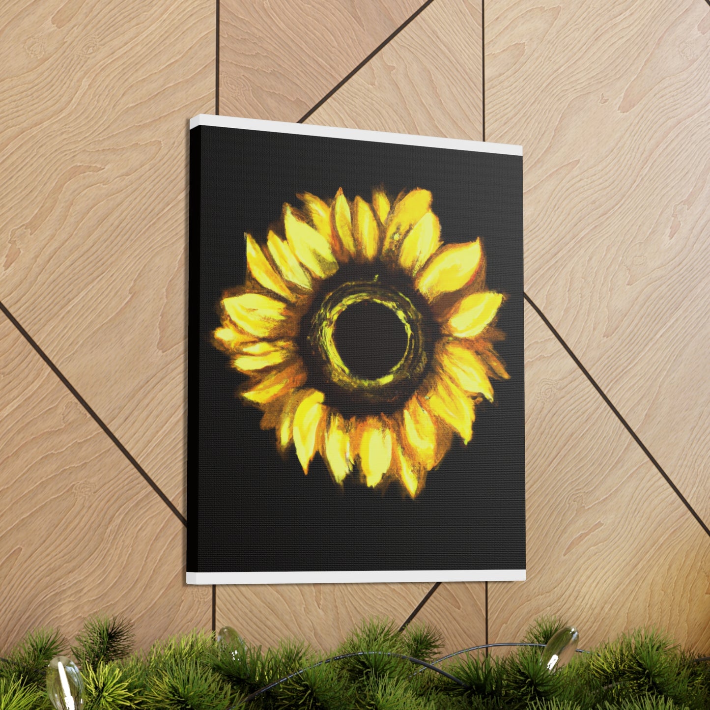 Sunflower Sparkle Glow. - Canvas