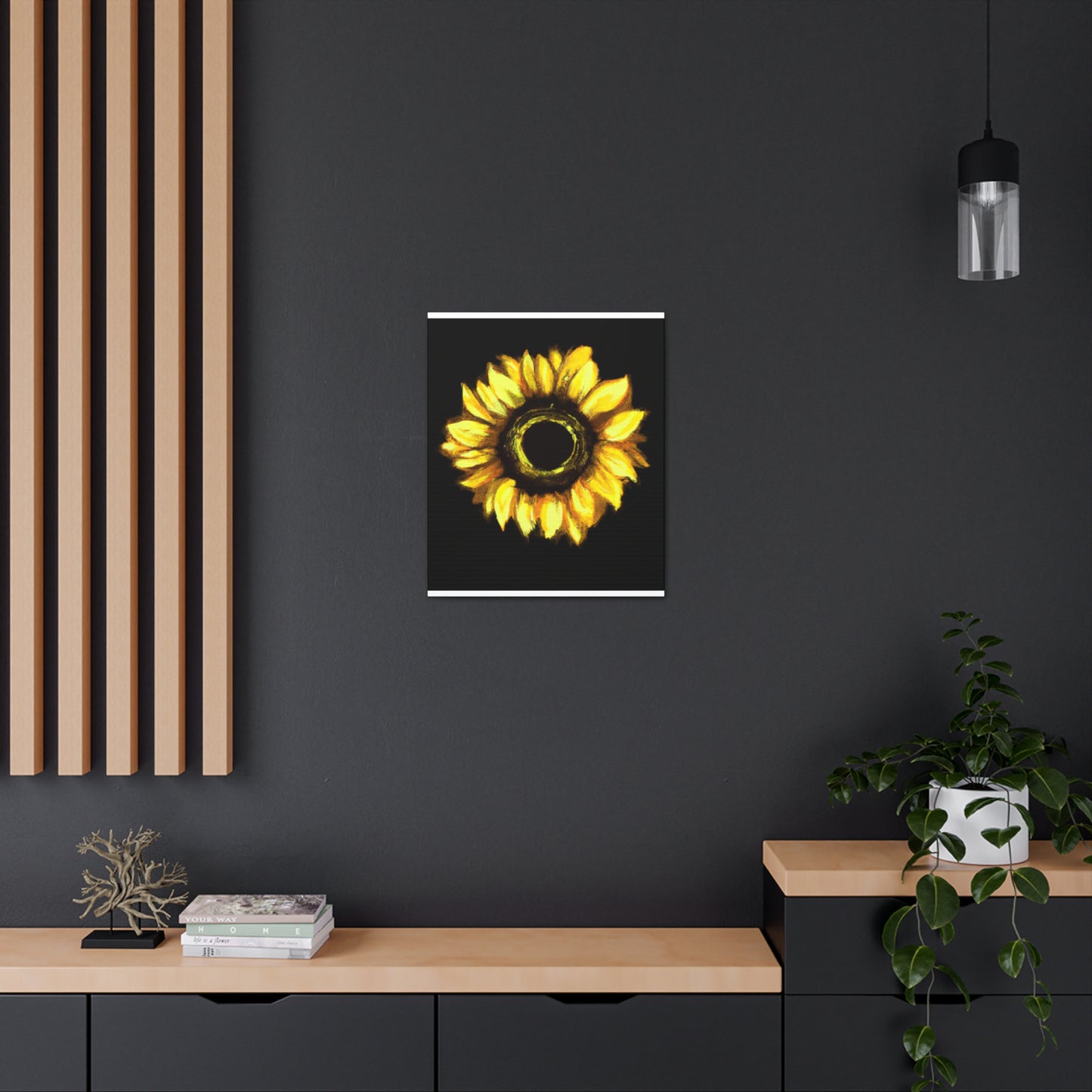 Sunflower Sparkle Glow. - Canvas
