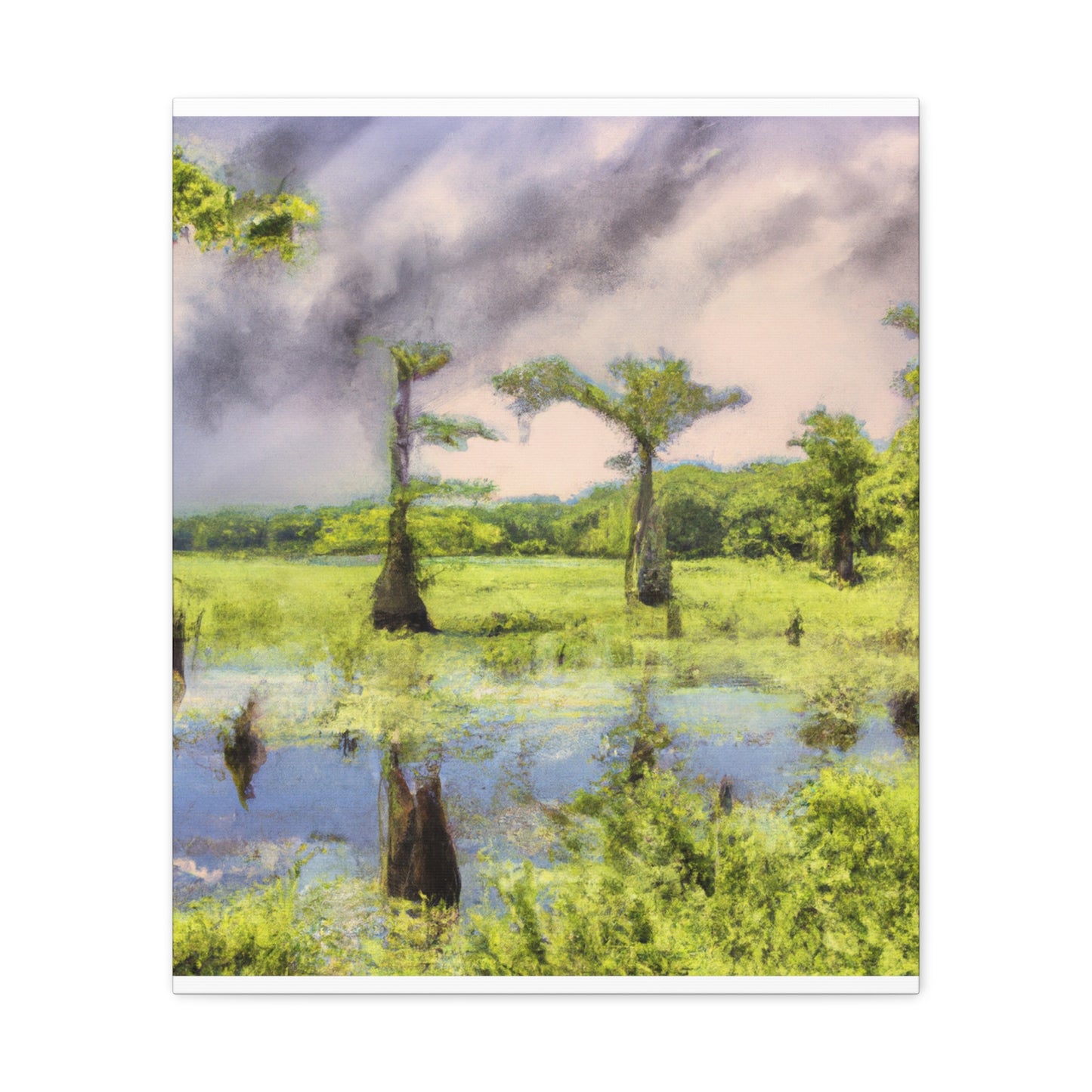 Dreamy Cypress Eden - Canvas