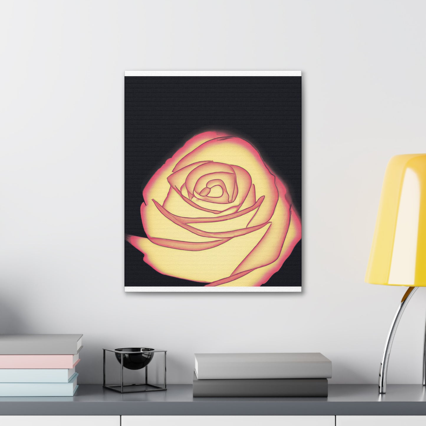 Abstract Rose Bloom. - Canvas