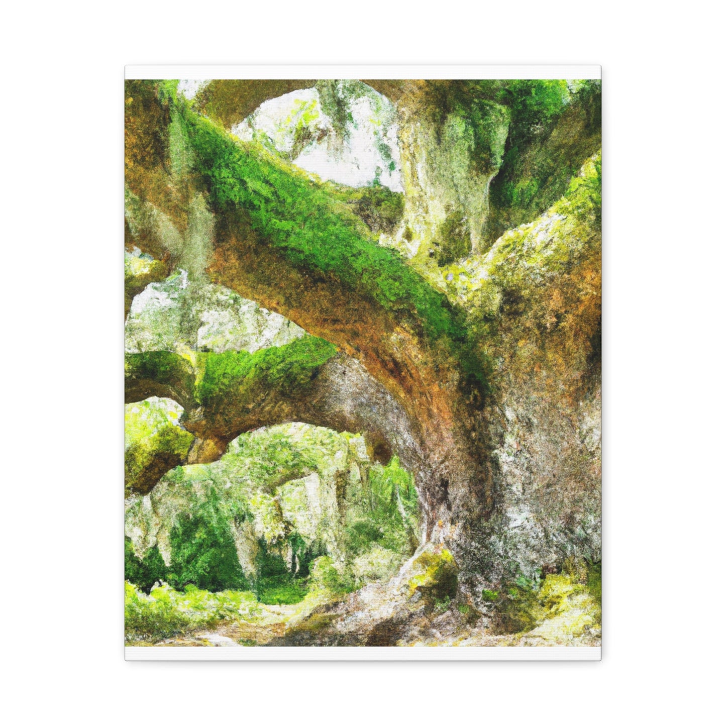Vibrant Oak Harmony - Canvas