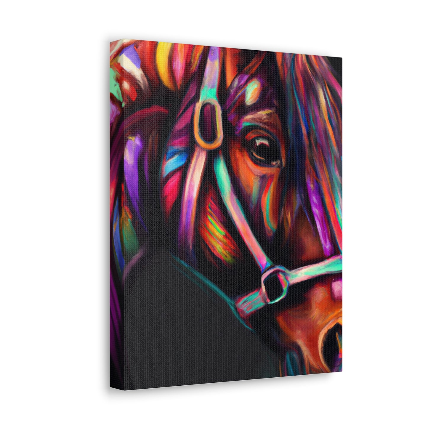 Rainbow Nuzzle - Canvas