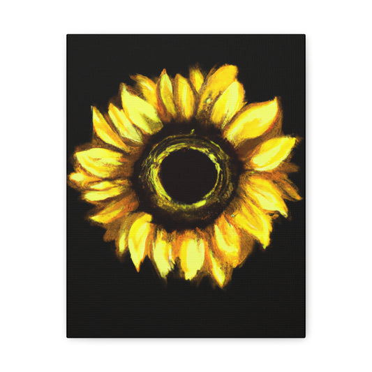 Sunflower Sparkle Glow. - Canvas
