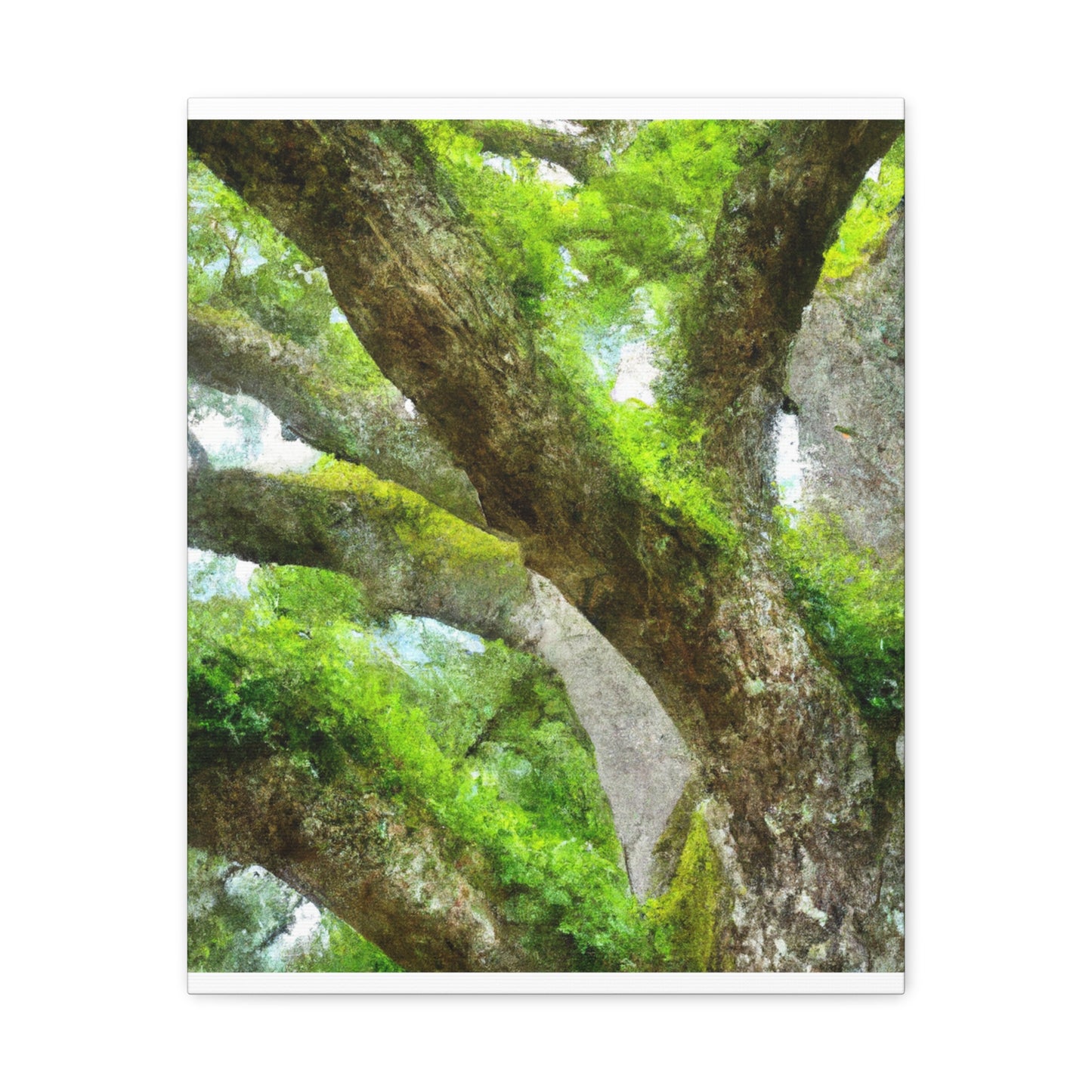 Vibrant Forest Dream. - Canvas