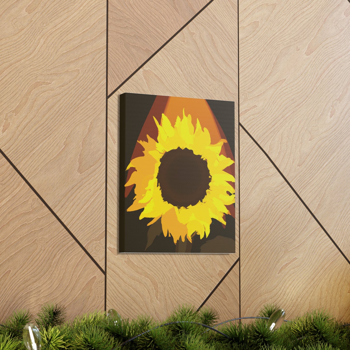 Divine Sun Petal. - Canvas