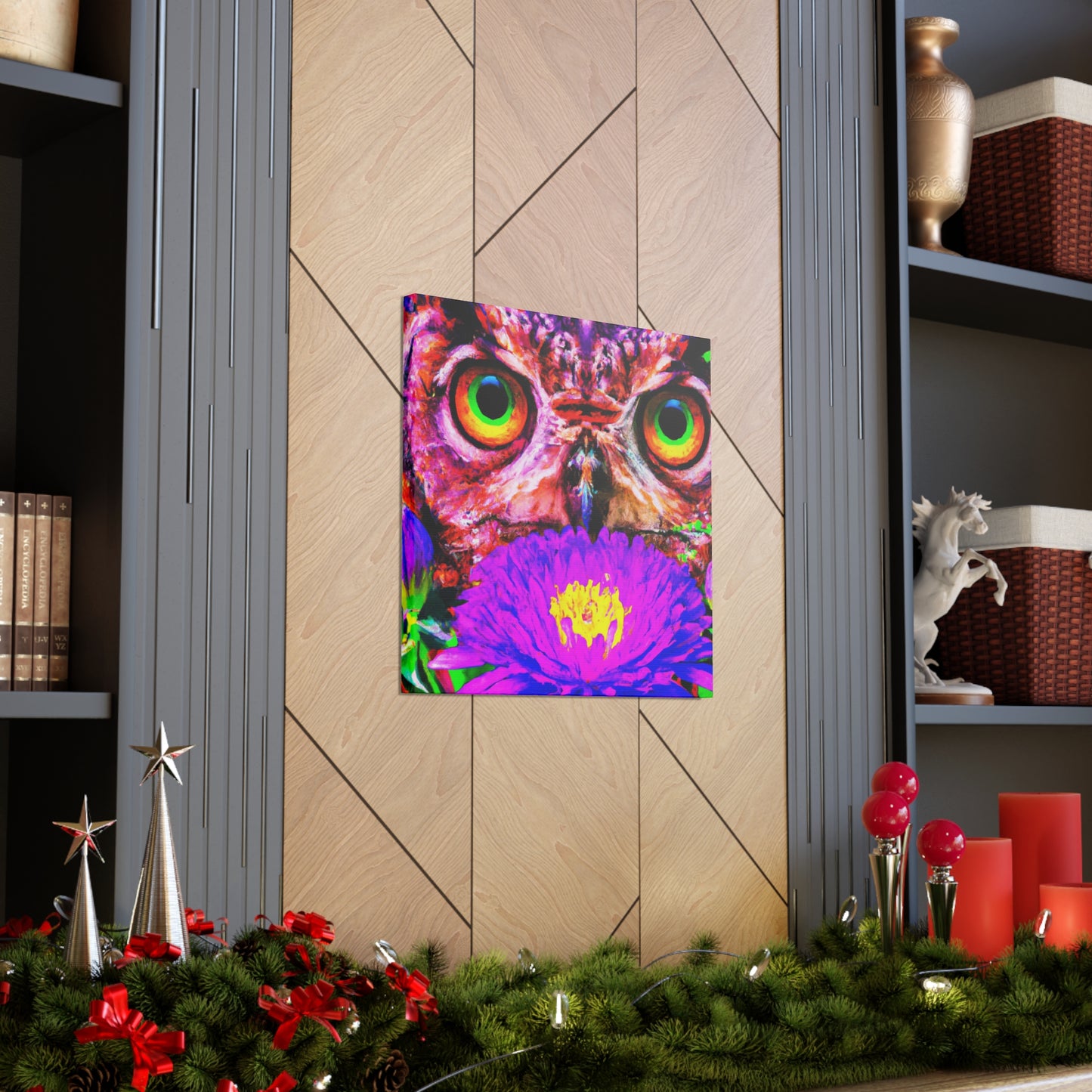 Owl's Oasis - Canvas