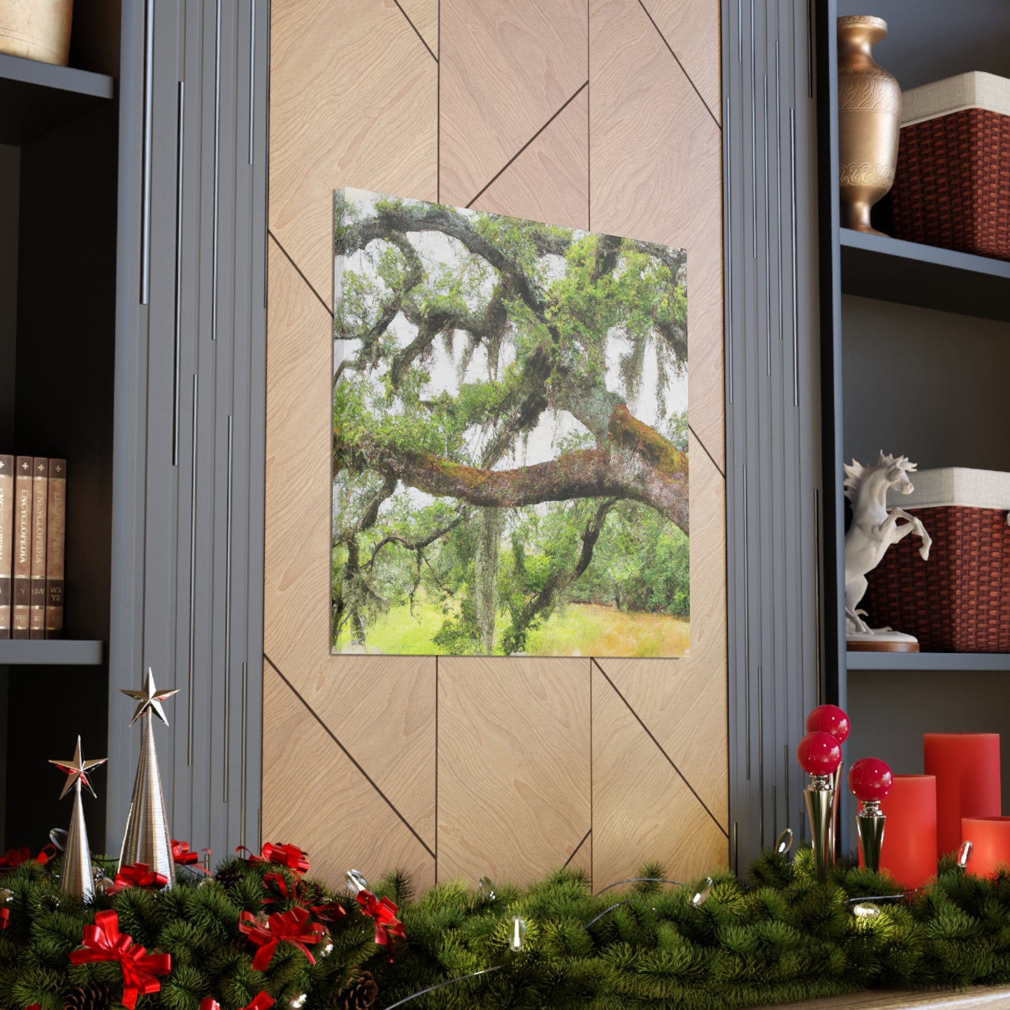 Faded Grandeur Oak. - Canvas