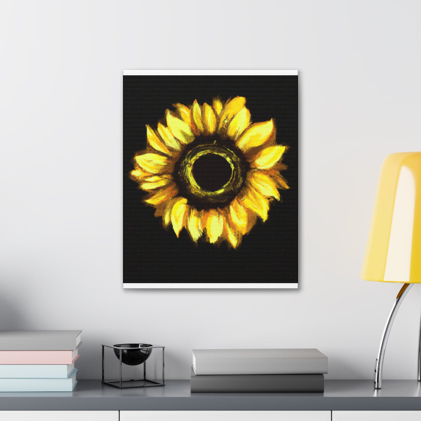 Sunflower Sparkle Glow. - Canvas