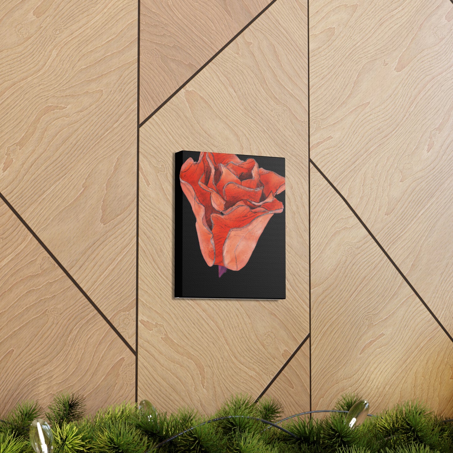 Abstract Blush Bloom - Canvas