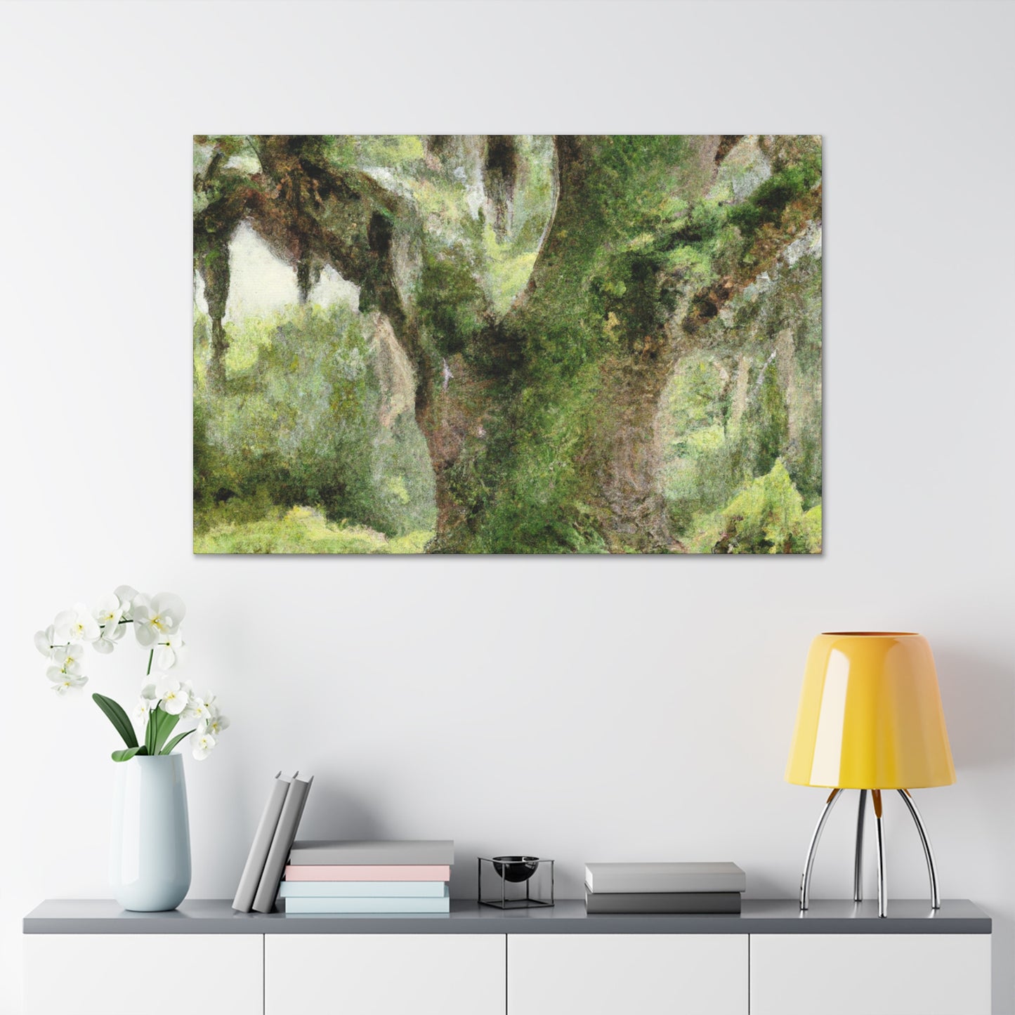 Mystic Moss Tree. - Canvas