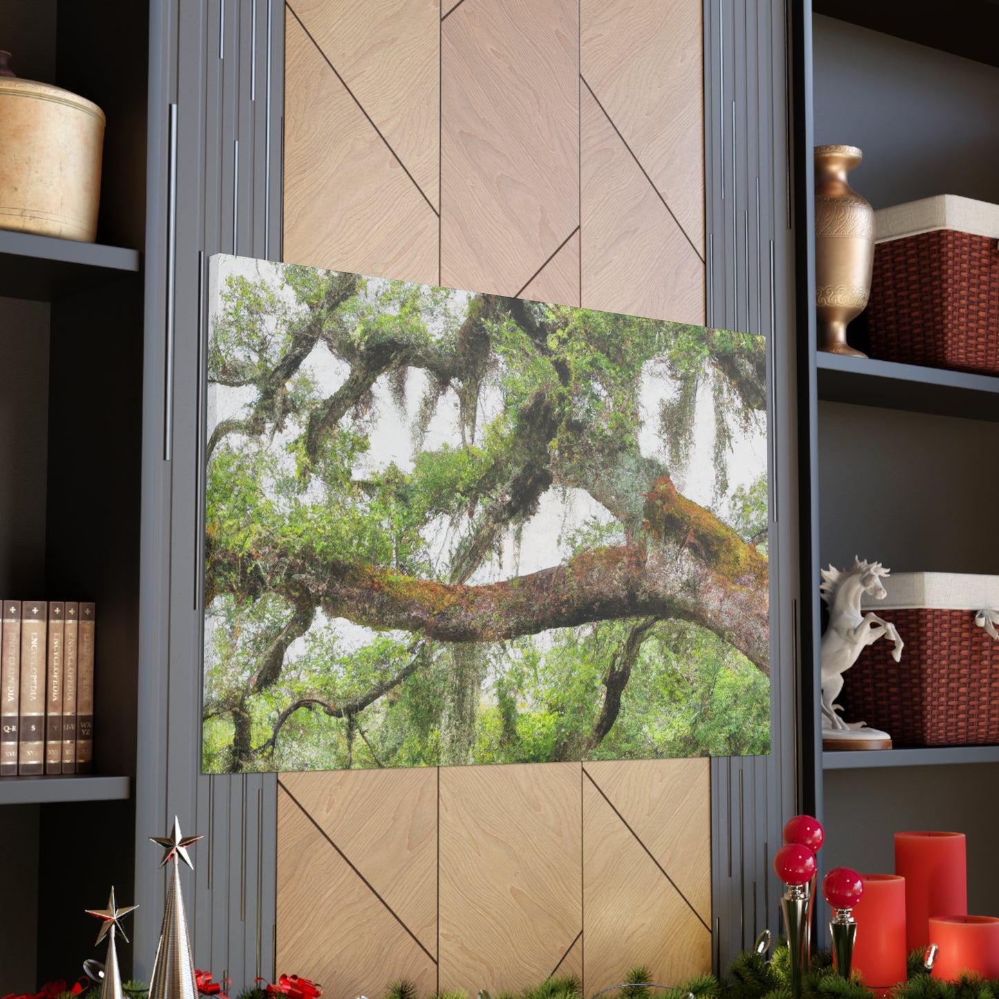 Faded Grandeur Oak. - Canvas