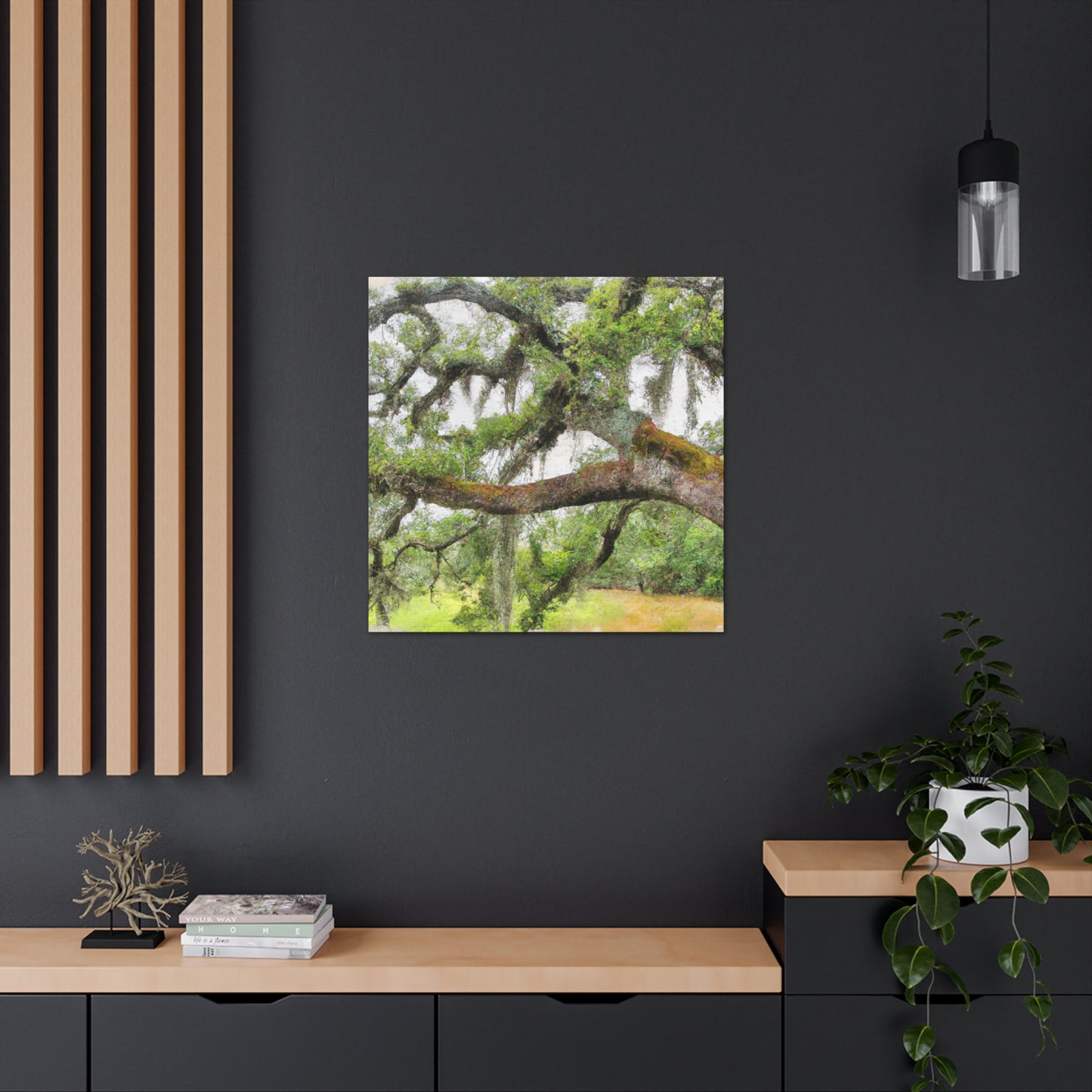 Faded Grandeur Oak. - Canvas