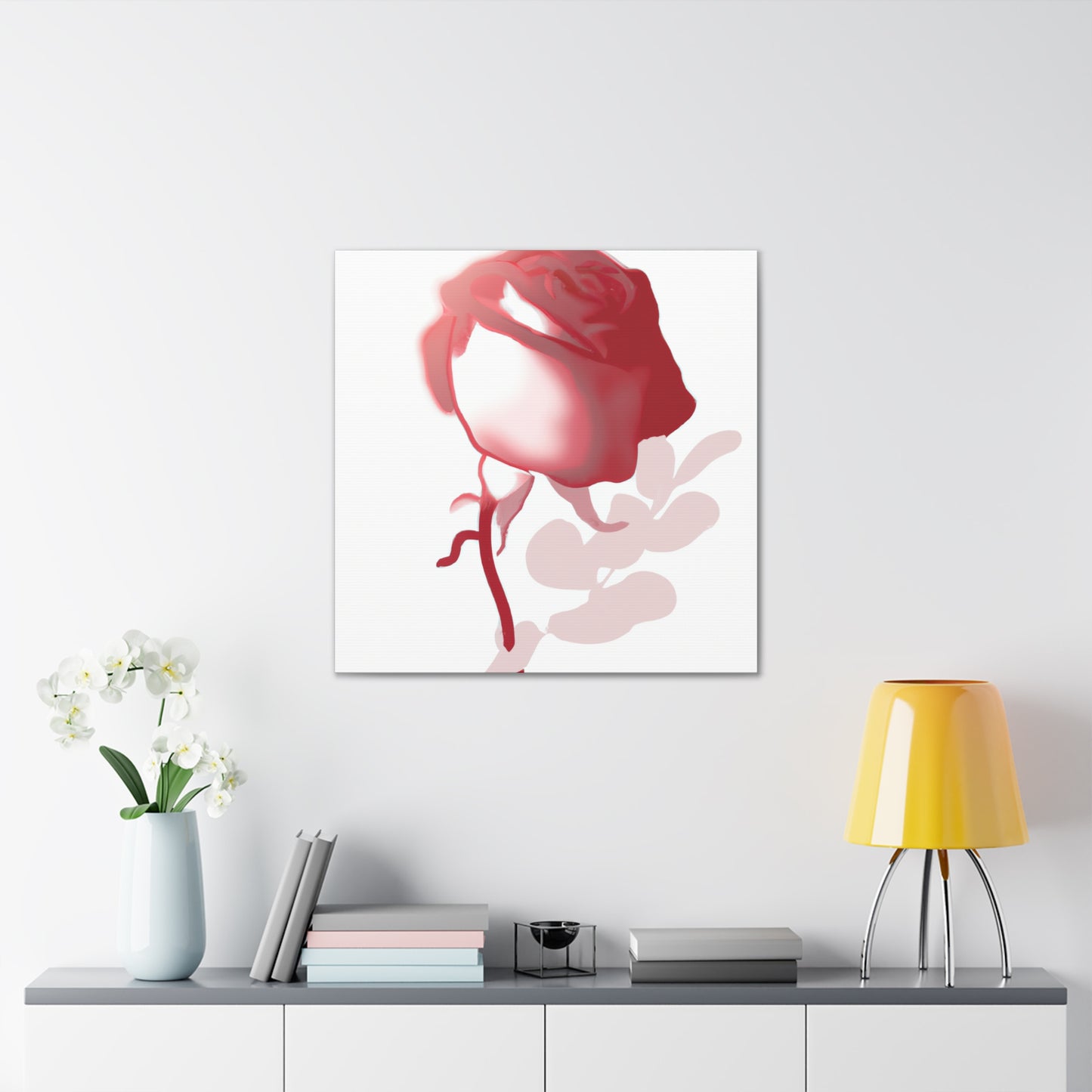 Abstract Floral Blush - Canvas