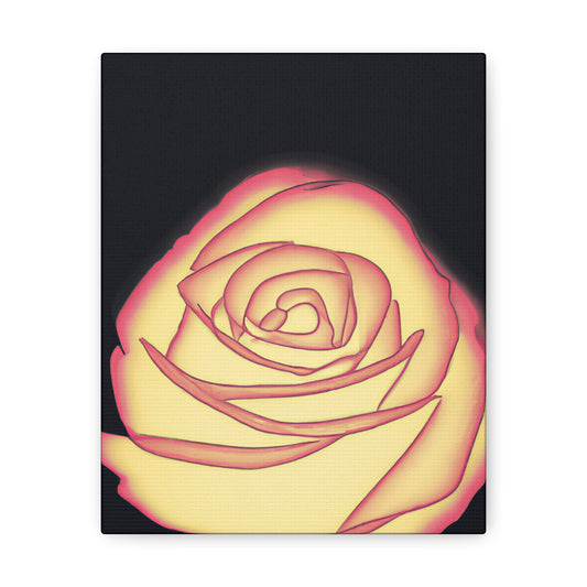 Abstract Rose Bloom. - Canvas