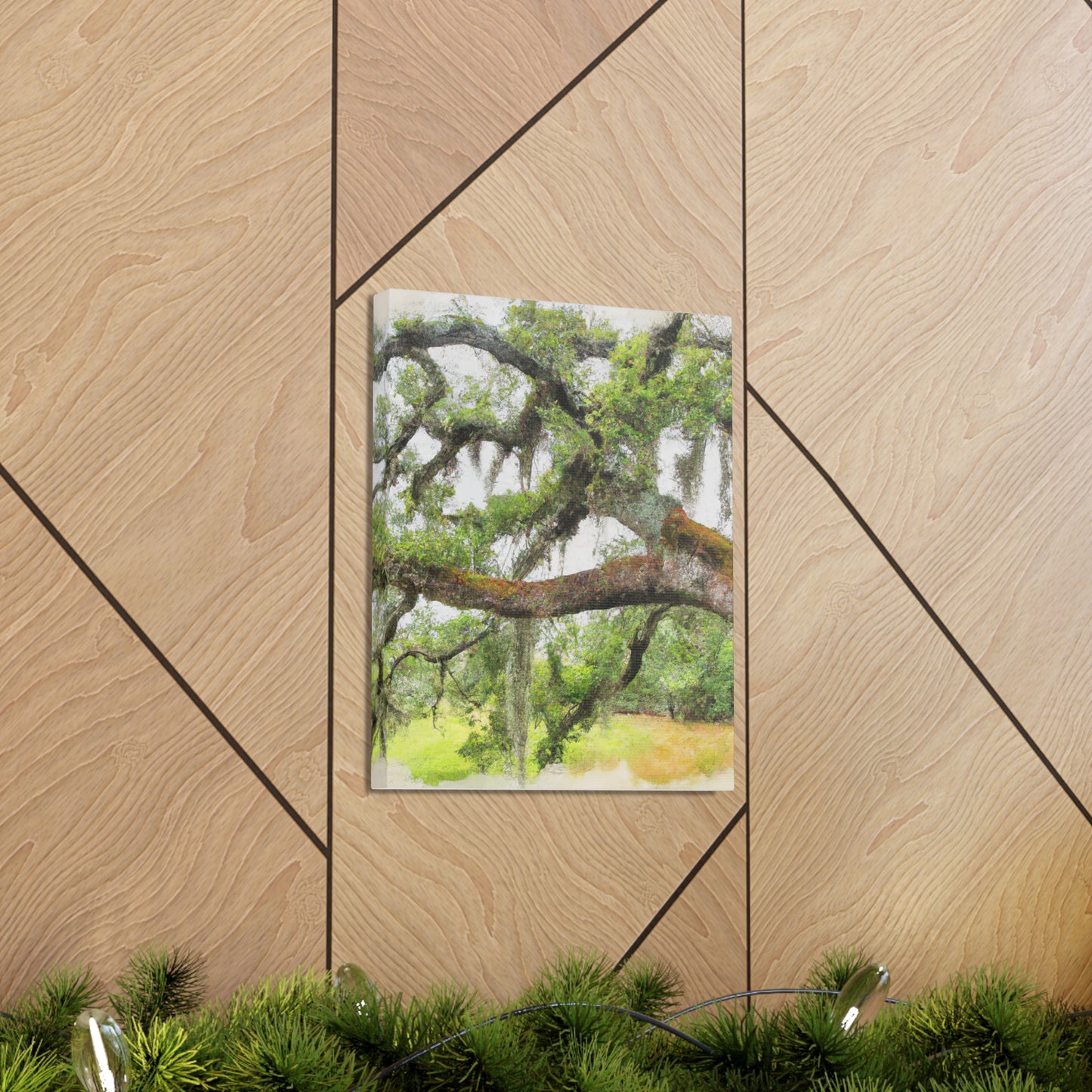 Faded Grandeur Oak. - Canvas
