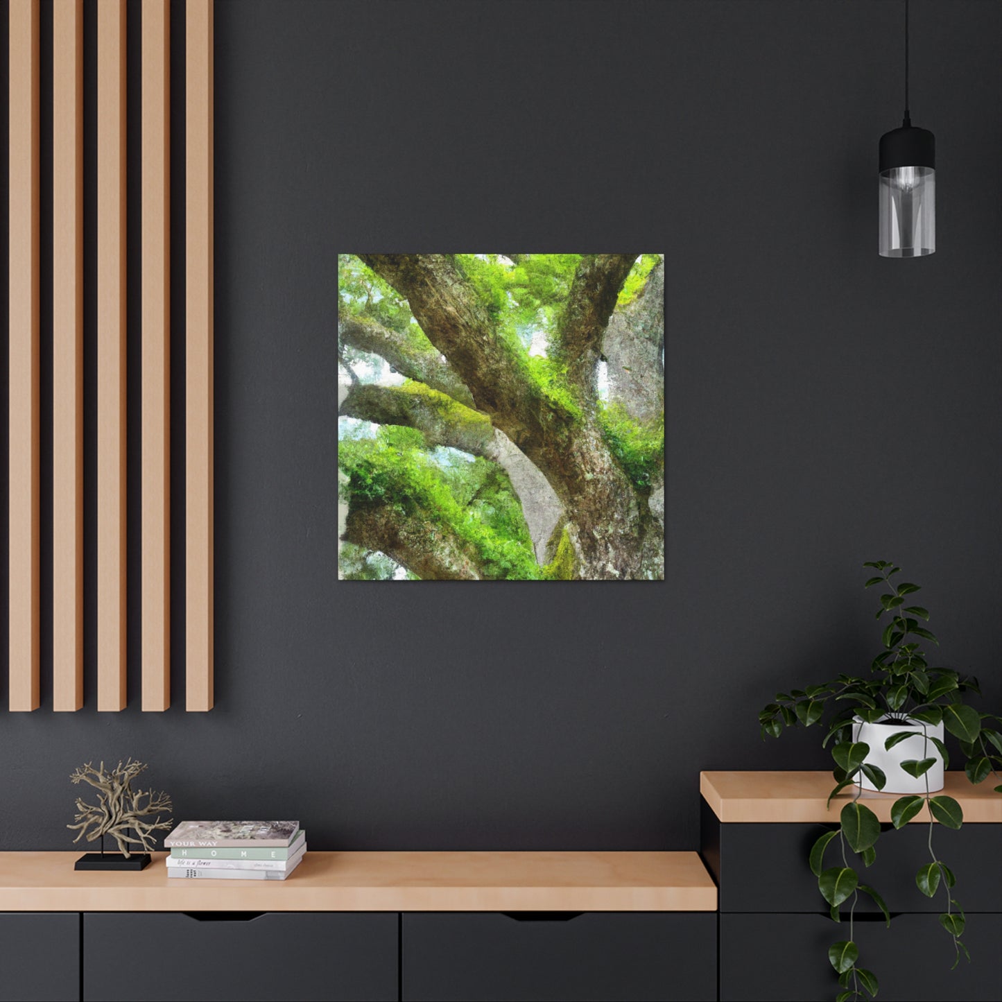 Vibrant Forest Dream. - Canvas