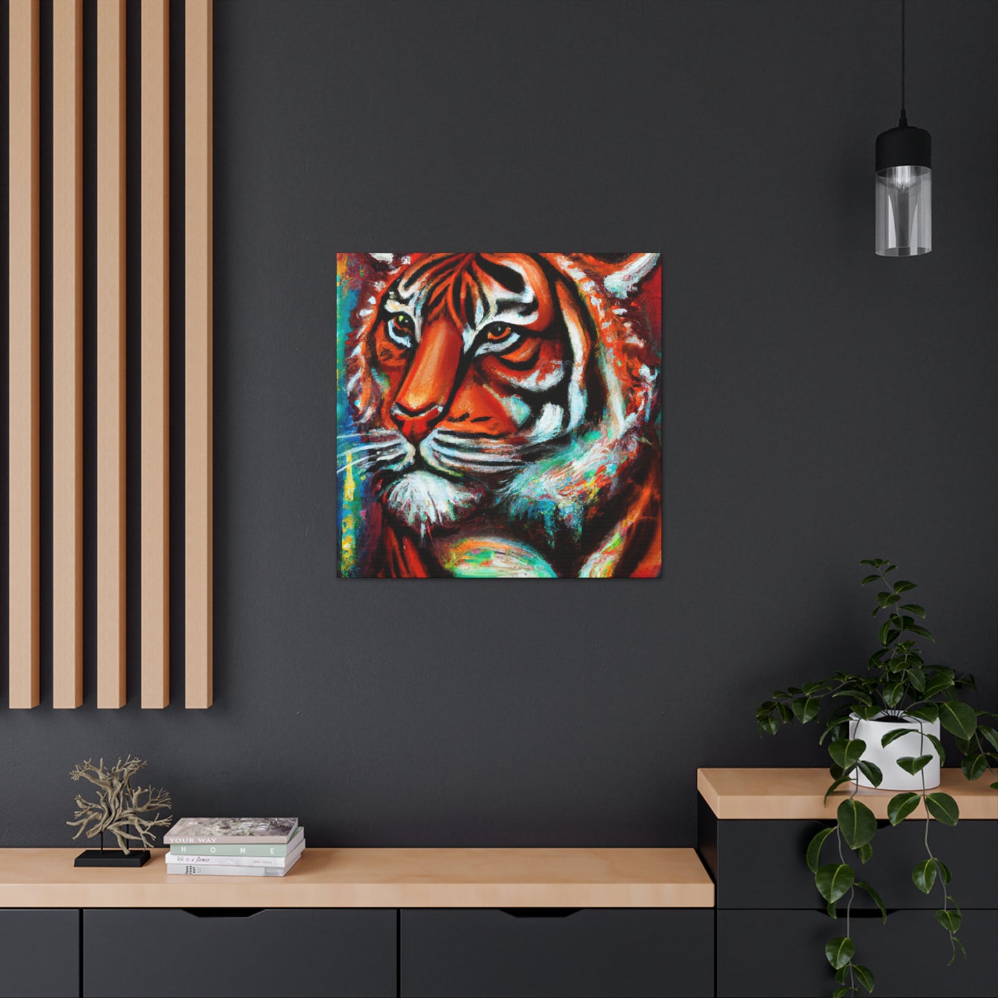 Tiger Radiance. - Canvas