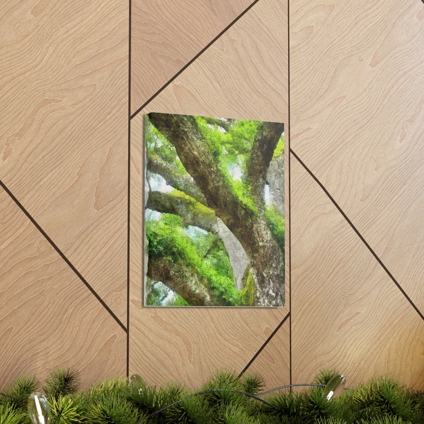 Vibrant Forest Dream. - Canvas