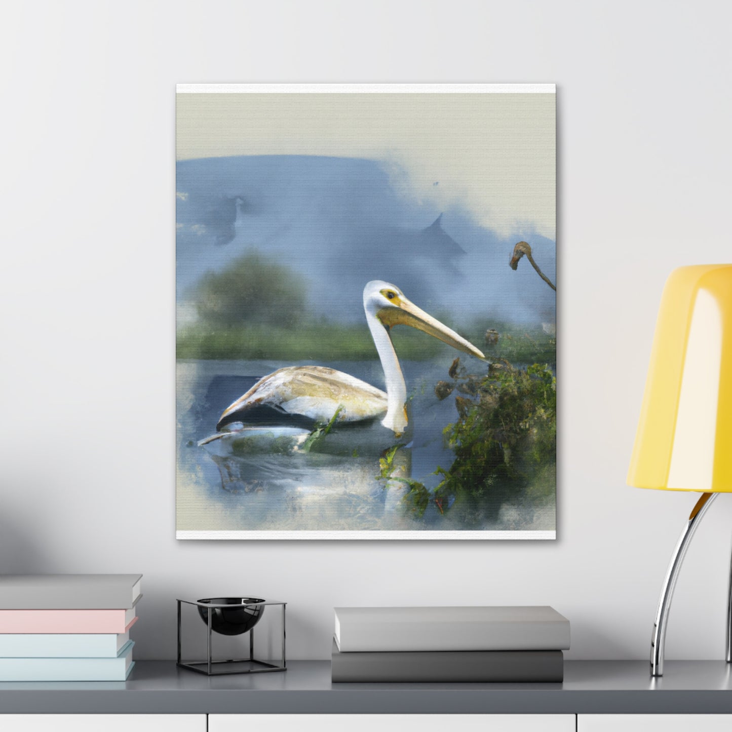 Majestic Water Pelican - Canvas