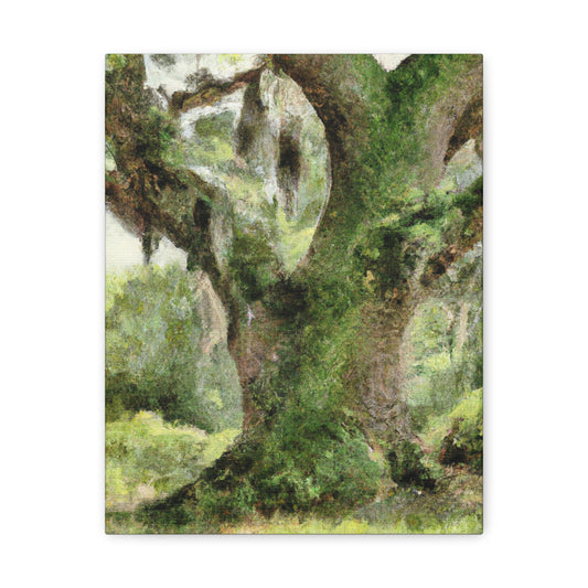 Mystic Moss Tree. - Canvas