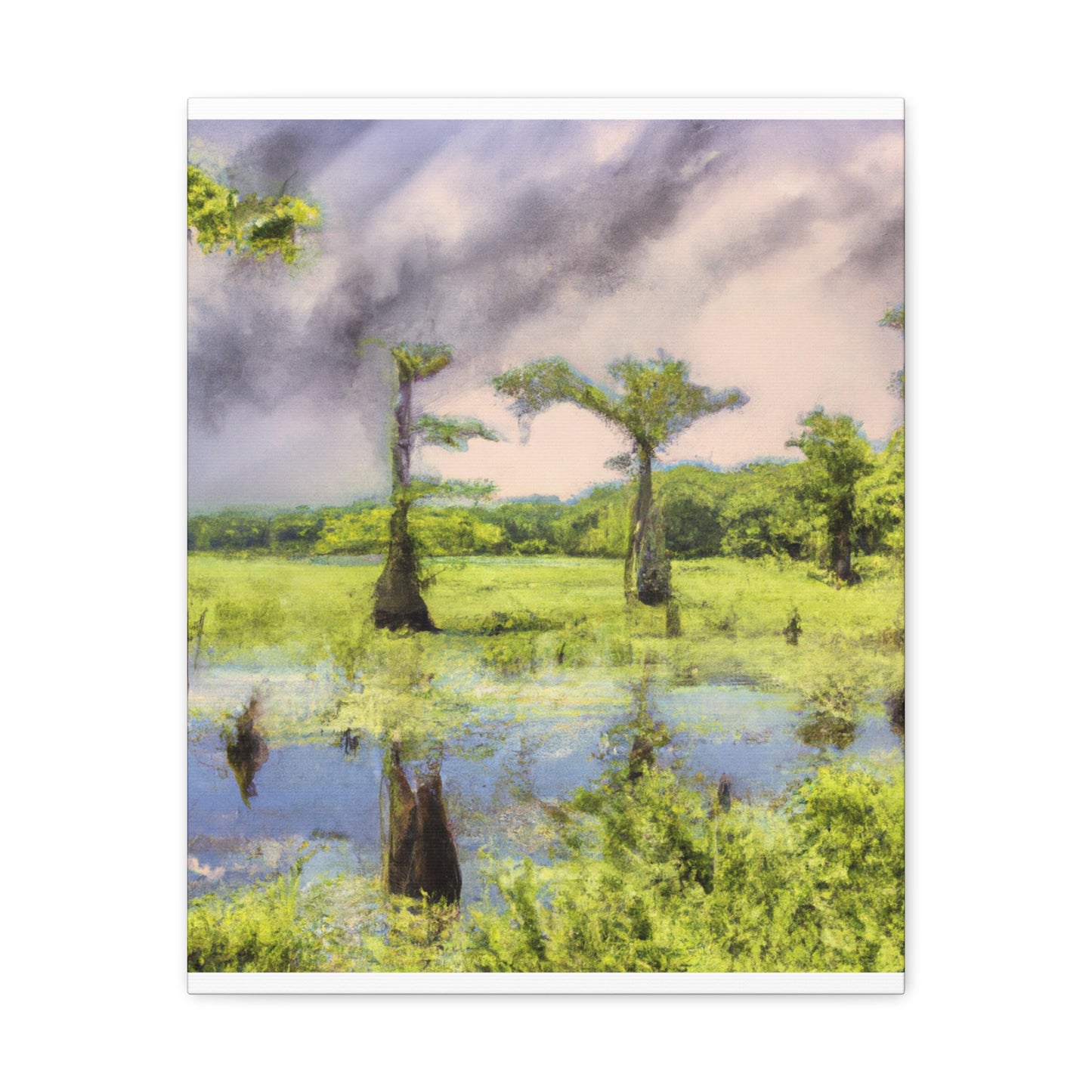 Dreamy Cypress Eden - Canvas