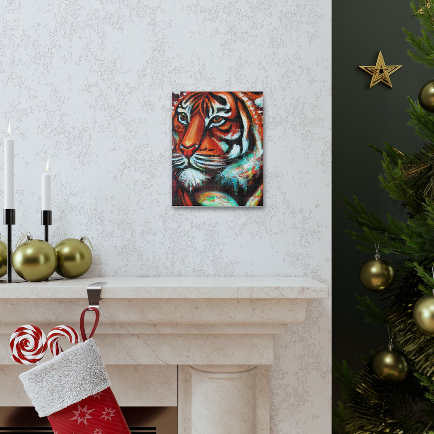 Tiger Radiance. - Canvas