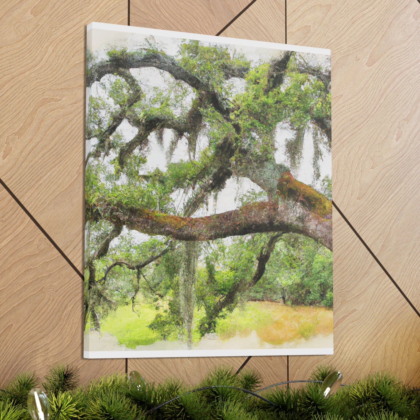 Faded Grandeur Oak. - Canvas