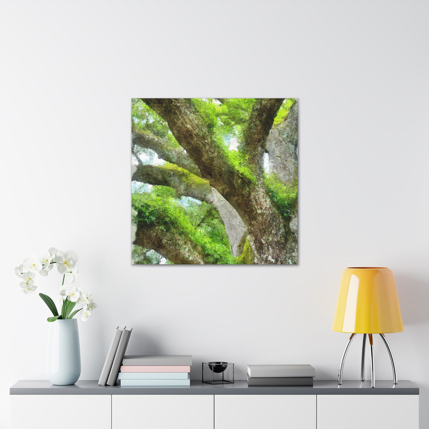 Vibrant Forest Dream. - Canvas
