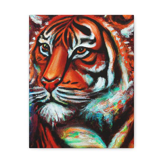 Tiger Radiance. - Canvas