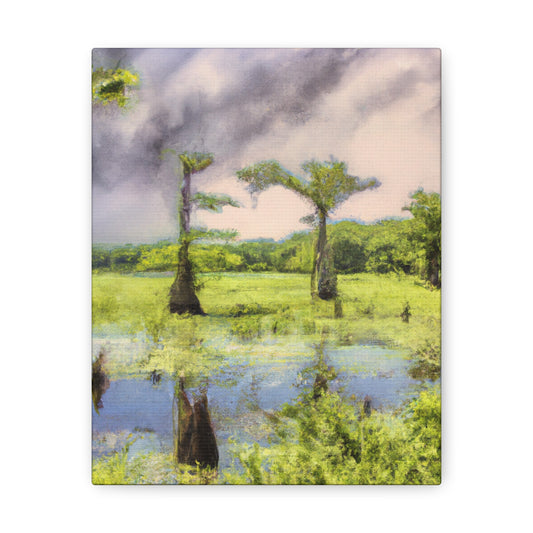 Dreamy Cypress Eden - Canvas